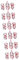 Gogogmee 42 STK blutbespritzte Würfel mehrseitige Würfel Tischwürfel Rollenspiel Würfel Halloween-Accessoires brettspiel zubehör Party zubehör Halloween-Requisite Blut Würfel Acryl