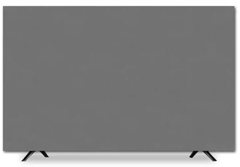 Pure Colour Funda para Televisor Cubierta de Polvo de televisión, 42-86 Pulgadas Tejidos de Interior Cubierta del Televisor Monitor Guardapolvo Cubierta de TV Colgante/Escritorio(Color:color1,Size:85