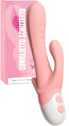 MySecretCase Vibratoreper Donna Professionale - Vibratore Donne Realistico per Clitoride, Dildo Per Coppia Vibrante Piccolo, Sextoys Stimolatore Per Clotoride, Vibratoriper Donne Sessuali (Rosa)