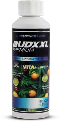 BUDXXL Vita+ Vitamin-Amino-Booster - Premium Grow Dünger für Wachstum & Blüte-Phase, ideal für Living-Soil (250ml)
