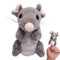 Adorable Animal Finger Puppets, 3.54 Inches Plush Mice Puppet Doll, Compact Imaginative Play Puppets, Stuffed Interactive Toys for Storytelling and Role Play