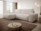 Vente-unique-Ecksofa mit Schlaffunktion - Ecke Links - Cord - Beige - ZOMELA