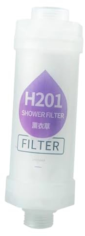 Pommeau de douche avec filtre aromatique pour salle de bain, adoucisseur d'eau pour club, spa, ménage, parfum lavande, 15 x 5 x 5 cm