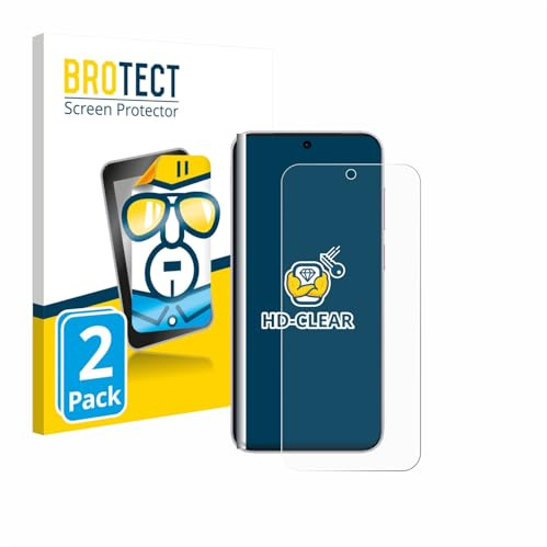 BROTECT Schutzfolie für Vivo X300 Pro | 2 Stück Transparenter Displayschutz Made in Germany Klare Displayschutz-Folie Clear Einfache Montage Case-Friendly