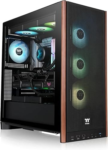 MOG COMPUTER - Pc Gaming Case S370 – Ryzen 5 9600X – RX 9070 XT 16GB – 32GB DDR5 6000MHz – SSD M.2 NVMe 1TB – Windows 11 Professional