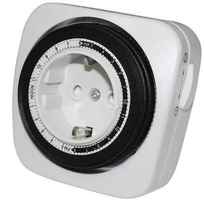 BEMKO B62-TSMD20 TS SCHUKO Zeitschaltuhr, Grau, Analoge Mini 24H