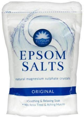 Original Epsom Sel de Bain Cristal 450g Sulfate de Magnésium Naturel Relaxation Apaise