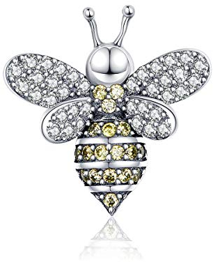 Vogel-Charm-Anhänger aus Sterlingsilber, Modeschmuck, Tier-Anhänger für Pandora-Armbänder (Bienen-Charm)