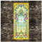 Siunwdiy Selbsthaftend-Glasoberflächen Sichtschutzfolie,Fensterfolie Bunt Privatsphäre Glas Sichtschutzfolie Bad Blickdicht Selbsthaftend Dekorfolie,Z,50x120cm