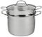 Swiss Diamond 3-in-1-Kochgeschirr-Set aus Edelstahl – Kochtopf mit Sieb, Gemüse-Dampfkorb und Deckel – ofen- und spülmaschinengeeignet mit Stay-Cool Griffen von Swiss Diamond, 7,2 l
