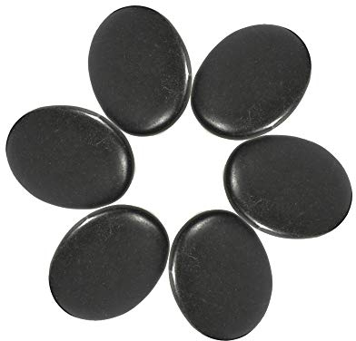 6 Stück Massage Steine große heiße Basaltsteine Stein Schaukelt Spas Massagegerät Steine