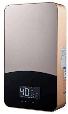 Sin Tanque Instante Agua Caliente Eléctrica Calentador con Ducha Cabeza para Casa Baño Ducha (Size : 25L)