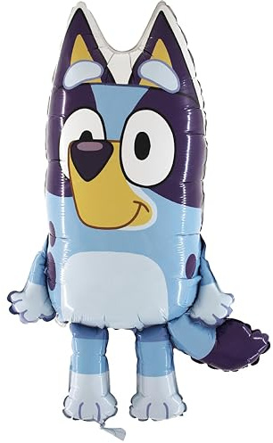 Toyland® 81cm (32) Bluey Shaped Character Foil Balloon - Kids Party Balloons