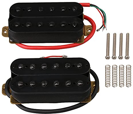 Yibuy Black Metal Magnet HBBC-BK Boundless Humbucker Pickup Schwarz 68 x 36 x 16 mm