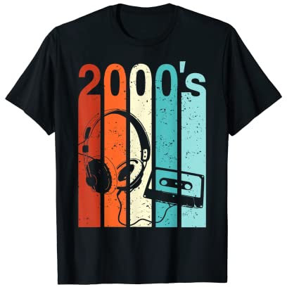 2000er Jahre Zwei Tausende Vibe Retro Vintage 00s Mode T-Shirt