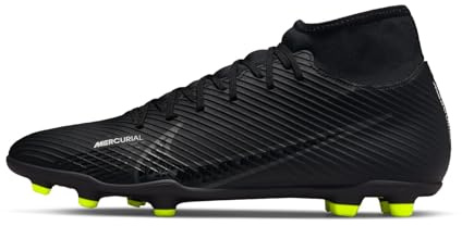 Nike Herren Mercurial Superfly 9 Club FG/MG Sneaker, Black Dk Smoke Grey Summit White Volt, 44.5 EU