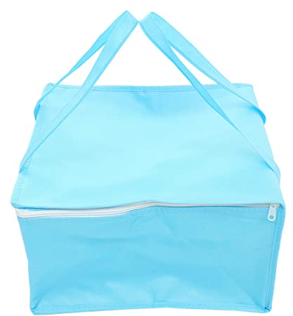 KICHOUSE Kühltasche Torte Picknick-Lieferhalter Strandtasche Restaurant Folientaschen Getränke zum Mitnehmen für Und Handtasche Heiß Große Blaue Aluminiumtaschen: Tragetasche: Kuchen Transportbox