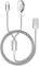E-POWIND 2 in 1 Watch Ladekabel, für iWatch und Phone Ladekabel, Magnetisch USB Nylon Geflochtenes Tragbares Uhr Ladegerät Kompatibel mit iWatch Series 8/8 ultra/SE/7/6/5/4/3/2/1 & Phone/Pad Pro