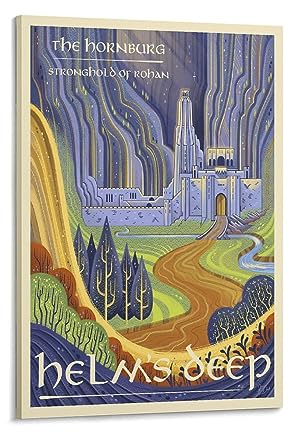 Herr der Ringe Poster-Set (1) Poster Malerei Leinwand Wandkunst Wohnzimmer Poster Malerei 20 x 30 cm