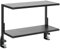 VIVO Clamp-on 61cm Above or Below Desk 2-Tier Shelving Unit for Table Accessories, Gaming Devices, and More, Storage Tray, Desktop Organizer, Black, STAND-SHELF24C
