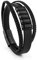 Akitsune Fabula Lederarmband | Armschmuck Frauen Herren Edelstahl Männer Armband - Schwarz - Schwarz 21cm