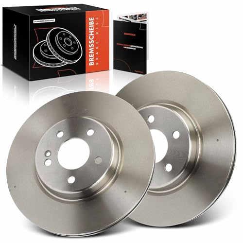 Frankberg 2x Bremsscheiben Hinterachse Kompatibel mit C-Klasse W205 AMG C43 C450AMG 3.0L 2015-2023 E-Klasse W213 E300e E300 E350 E400 2.0L-3.0L 2016-2023 Replace# A0004230712