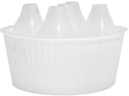 LOVIVER Blumentopf für Tulpenzwiebeln, Pflanzgefäße, Organizer, dekoratives, vielseitiges Ornament, Pflanzenbehälter für 14 cm große Tulpenzwiebeln, für, Weiss