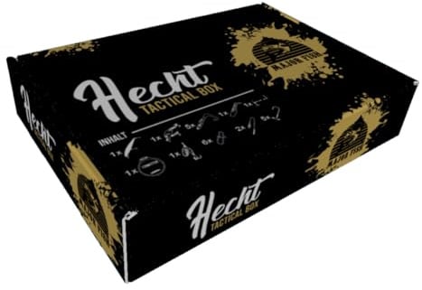 Major Fish Hecht Box Raubfisch Set zum Hechtangeln mit Wobbler, Gummifische und Zubehör