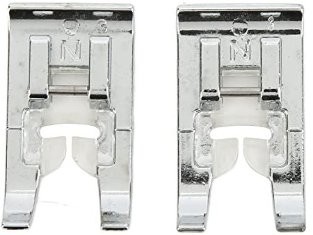 2 pièces Zig Zag-Pied-de-biche pour Point Droit | Matériau en Acier Inoxydable, Pied-de-biche pour Machine à Coudre