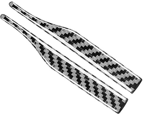 NIYATA 2pz Adesivo Anti-Collisione Specchio Retrovisore, Strisce Adesive per Auto,Accessori Auto Tuning,Adatto per BMW,Audi e Mercedes-Benz(Nero)