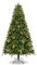 Uten Artificial 6ft Christmas Tree, with Realistic PE Leaves Indoor Home Xmas Tree Decoration, 950 Natural Looking PE & PVC Tips, 31 Groups Red Berries, Hinged Branches, Metal Stand, Reusable