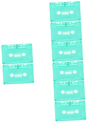 Angoily 4sets Blank Tape Empty Cassette Tape Accessory Cassette Tapes for Decoration Cassette Tapes Accessory Blank Cassette Adornment Cassette Tape Blank Cassette Tape Decor Light 2pcs*4