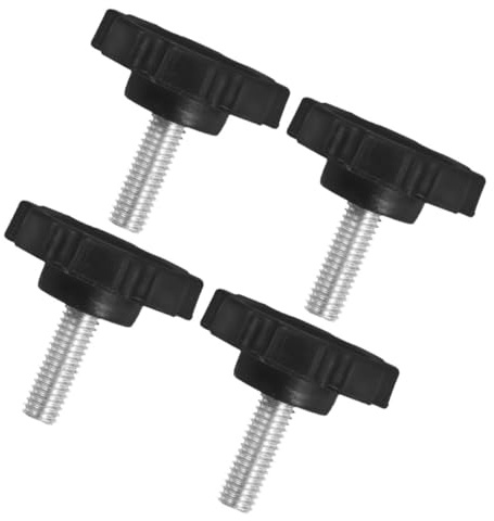 Milisten 4pcs Thread Knob Screws for Patio Umbrella Base Durable Replacement Parts for Enhanced Stability and Secure Fit Hand Tightening Screws Compatible with Outdoor Parasol Models