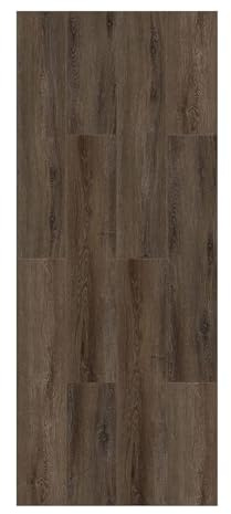 SPC Vinylboden Klicksystem, 5 mm inkl. 1 mm IXPE Trittschalldämmung, 0,5 mm Nutzschicht, PVC Designboden Holzoptik, geeignet für Fußbodenheizung, 10 Planken = 2,554 m²