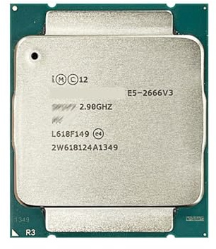 Processore CPU E5 2666 V3 E5-2666V3 Utilizzato 2,9 GHz Ten-Core Twenty-Thread 25M 135W LGA 2011-3