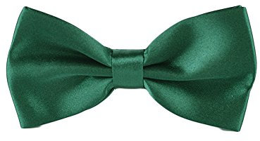 WANYING Uomo Papillon Affascinante Regolabile già Annodato Con Fibbia Gancio Classico 12 * 6 cm - Unicolor Verde Scuro