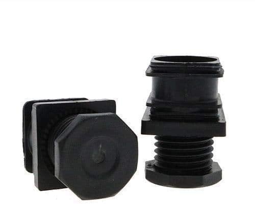 4 Pack Square Furniture Height Adjusters 25x25mm, Adjustable Feet for Furniture Legs, Desk Risers One Piece Feet, Furniture Raisers Chair Leg Extenders, Table Leg Sofa Feet, Weight Rated up to 150kg