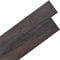 vidaXL Laminat Dielen PVC 5,02m² 2mm Selbstklebend Dunkelbraun Vinyl Boden