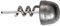 Zeck Angeln Balance Weight Screw-In Gummifisch Gewicht - 5 Gramm - 3 Stück