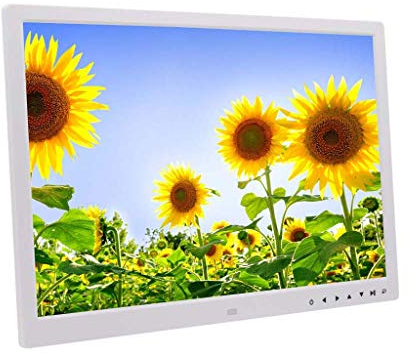 Photo Frame 17-inch touch button digital electronic album HDMI HD 1080P wall-mounted display video advertising machine Support USB and SD card