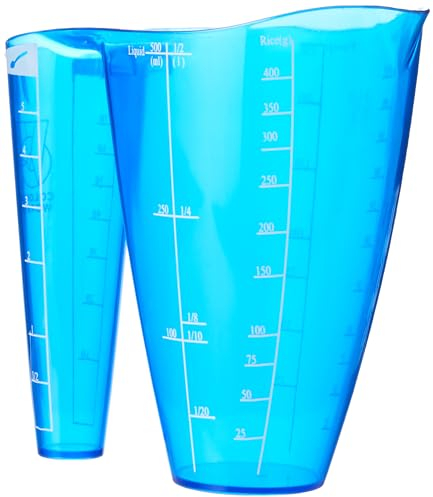 Colourworks Pichet à Mesurer 2 en 1 en Plastique pour Ingrédients Secs et Liquides, Blueberry, 500 ml
