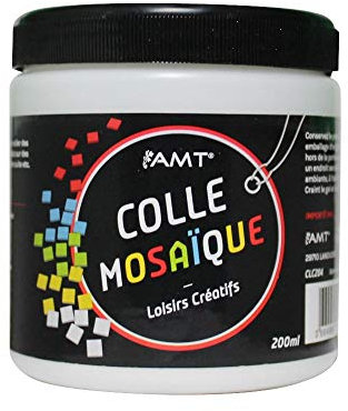 Colle mosaïque en pot de 200 ml d'AMT