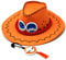 MayDee Ace Hat - Suede Cowboy Hat - Fire Fist - Orange