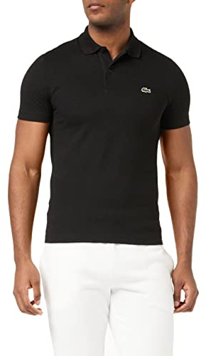 Poloshirt, einfarbig, Schwarz