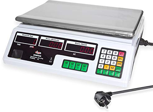 Dema Obstwaage Marktwaage Preiswaage 40KG/2G