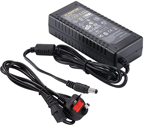 15V 6A Power Supply Adapter - COLM AC 100-240V DC 15 Volt 6 amp 90W Power Converter Charger 5.5mm x 2.5mm Plug 15V6A Compatible with 15 Volt 5A UK Cord