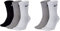 Nike 5 Paar Socken Herren Damen Unisex Season 2021/22 Sport Socks Größe 34 36 38 40 42 44 46 48 50, Farbe:weiß grau schwarz, Größe:38-42