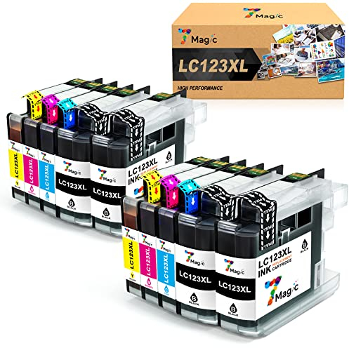 7Magic 123 Kompatible Tintenpatrone für Brother 123 123XL für Brother DCP-J132W DCP-J552DW DCP-J152W DCP-J4110DW DCP-J752DW MFC-J470DW MFC-J6520DW