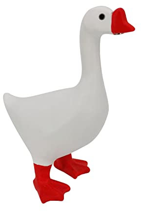 Magnetischer Schlüsselhalter, Magnete Gans Schlüssel Halterung, süßer Gans magnetischer Werkzeughalter, Harz Gans Statue Ornament für Home Desktop Dekoration (B)