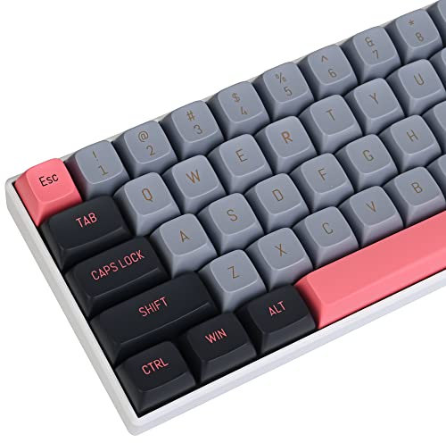 SOLIDEE 8008 160-Key CSA Profil Tastaturen PBT Key Cap Set mit 7U Leertaste für US/ISO Layout 60% 65% TKL Mechanische Tastaturen (8008)